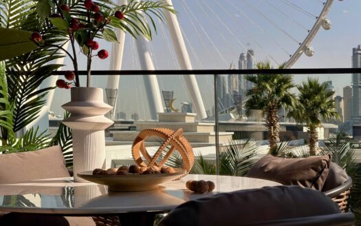 Luxury 1-Bedroom Apartment with Breathtaking Views in The Bluewaters Residence | Dubai